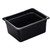 Cambro 26HP110 6" Deep Black Plastic 1/2 Size H-Pan High Heat Hot Food Pan - 6/Case