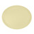 Cambro 2500536 24" x 19" Lemon Chiffon High-Impact Fiberglass Oval Camtray - 6/Case