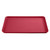 Cambro 1826221 17.88" x 25.75" Ever Red High-Impact Fiberglass Rectangular Camtray - 6/Case