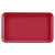 Cambro 915221 8.75" x 15" Ever Red High-Impact Fiberglass Rectangular Camtray - 12/Case