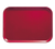 Cambro 810221 9.88" x 8" Ever Red High-Impact Fiberglass Rectangular Camtray - 12/Case