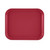 Cambro 810221 9.88" x 8" Ever Red High-Impact Fiberglass Rectangular Camtray - 12/Case