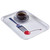Cambro 1520148 15" x 20.25" Rectangular Fiberglass White Camtray - 12/Case