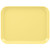 Cambro 1014CL145 10.63" x 13.75" Yellow Rectangular Fiberglass Stacking Lugs Reinforced Edges Dri-Stak Separators Camlite Tray - 12/Case
