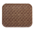 Cambro 1826301 17.88" x 25.75" Dark Basketweave High-Impact Fiberglass Rectangular Camtray - 6/Case
