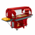 Cambro VBRUHD6158 82"L x 42.50"W x 62.75"H Hot Red Polyethylene with Foam-Injected Polyurethane 6 Ft. Unit Cold Food Versa Food Bar Ultra Series Serving Buffet