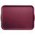 Cambro 1520H522 15" x 20" Burgundy Wine Reinforced Fiberglass Rectangular Camtray with Handles - 12/Case