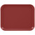 Cambro 1014CL675 10.63" x 13.75" Steel Red Rectangular Fiberglass Stacking Lugs Reinforced Edges Dri-Stak Separators Camlite Tray - 12/Case