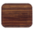 Cambro 1014308 10.63" x 13.75" Burma Teak Rectangular High-Impact Fiberglass Camtray - 12/Case