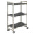 Cambro CSDR73151 10.25"W x 23.05"L x 3.75"H 7-Slot Rack Soft Gray High Impact ABS Camshelving Vertical Drying & Storage Cradle