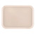 Cambro 1216106 12" x 16.31" Light Peach Rectangular High-Impact Fiberglass Camtray - 12/Case