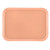 Cambro 1216117 12" x 16.31" Dark Peach Rectangular High-Impact Fiberglass Camtray - 12/Case