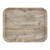 Cambro 1520DC830 20.20" W x 0.93" H x 14.94" D Light Oak Textured Surface Fiberglass Rectangular Decor Series Camtray - 12/Case