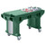 Cambro VBRT5519 69"L x 27"W x 36.25"H Kentucky Green Polyethylene 5 Ft. Unit Cold Food Versa Food Bar Work Table
