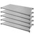 Cambro CBSK1842S5580 42" W x 18" D Brushed Graphite Polypropylene Solid Camshelving Basics Plus Shelf Plate Kit