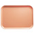 Cambro 1418117 14" x 18" Dark Peach Rectangular High-Impact Fiberglass Camtray - 12/Case