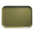 Cambro 1520428 15" x 20.25" Rectangular Fiberglass Olive Green Camtray - 12/Case