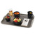 Cambro MDSB16110 16.9 Oz. Dishwasher Safe Polypropylene Black The Shoreline Collection Entree Bowl - 48/Case