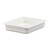 Cambro 22CW148 4.1 Qt. White Polycarbonate 1/2 Size Camwear Food Pan - 6/Case