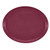 Cambro 2500522 24" x 19" Burgundy Wine High-Impact Fiberglass Oval Camtray - 6/Case