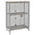 Cambro CPFWSC244860000 26-3/4" W x 50-1/4" L x 61-1/2" H Stainless Steel Side Hinged Full Wrap Camshelving Security Cage