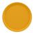 Cambro 1550171 16" Dia. Round Fiberglass Tuscan Gold Serving Camtray - 12/Case