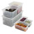 Cambro 18PP190 12.75" W x 8" H x 8" D Translucent Polypropylene Full Size Food Pan - 6/Case