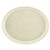 Cambro 2700531 26.88" x 22" Galaxy Antique Parchment Silver High-Impact Fiberglass Oval Camtray - 6/Case