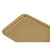 Cambro 57514 6.94" x 4.94" Earthern Gold High-Impact Fiberglass Rectangular Camtray - 12/Case