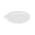 Cambro CCPL12148 White Plastic Solid Round Crock Cover - 12/Case