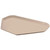 Cambro 1422TR104 14" x 22" Trapezoid Fiberglass Desert Tan Camtray - 12/Case