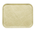 Cambro 1622214 16" x 22" Rectangular Fiberglass Abstract Tan Camtray - 12/Case