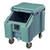 Cambro ICS100L401 100 Lb. Slate Blue Plastic Mobile SlidingLid Ice Caddy