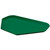 Cambro 1422TR119 14" x 22" Trapezoid Fiberglass Sherwood Green Camtray - 12/Case