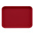 Cambro 1622505 16" x 22" Rectangular Fiberglass Cherry Red Camtray - 12/Case