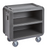 Cambro SC330S615 37.5" W x 37.25" H x 22" D Charcoal Gray Polyethylene 3 Solid Shelves Service Cart Pro
