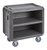 Cambro SC330S615 37.5" W x 37.25" H x 22" D Charcoal Gray Polyethylene 3 Solid Shelves Service Cart Pro