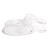 Cambro 900CWNH152 9.13" Clear Lightweight Polycarbonate Stackable Round Camwear Camcover - 12/Case