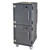 Cambro PCUCHSP615 28" W x 66" H x 35.75" D Charcoal Gray Polyethylene Electric Security Package Pro Cart Ultra Hot / Cold Food Pan Carrier - 110V