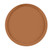 Cambro 1400508 14" Dia. Suede Brown Round Fiberglass Serving Camtray - 12/Case