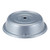 Cambro 1202CW486 12.13" Silver Lightweight Polycarbonate Stackable Round Camwear Camcover - 12/Case