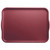 Cambro 1520H410 15" x 20" Raspberry Cream Reinforced Fiberglass Rectangular Camtray with Handles - 12/Case
