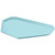 Cambro 1422TR177 14" x 22" Trapezoid Fiberglass Sky Blue Camtray - 12/Case