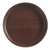 Cambro 1000308 10" Dia. Burma Teak Fiberglass Round Serving Camtray - 12/Case
