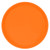 Cambro 1200222 12" Dia. Orange Pizzazz Round Fiberglass Serving Camtray - 12/Case
