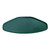 Cambro 1520TR401 14.56" x 19.5" Trapezoid Fiberglass Slate Blue Camtray - 12/Case