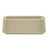 Cambro 46537 6" x 4.25" Cameo Yellow High-Impact Fiberglass Rectangular Camtray - 12/Case