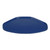 Cambro 1520TR123 14.56" x 19.5" Trapezoid Fiberglass Amazon Blue Camtray - 12/Case