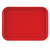 Cambro 1014521 10.63" x 13.75" Cambro Red Rectangular High-Impact Fiberglass Camtray - 12/Case