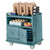 Cambro MDC24401 44.50" W x 44" H x 30" D Slate Blue Polyethylene Beverage Service Cart